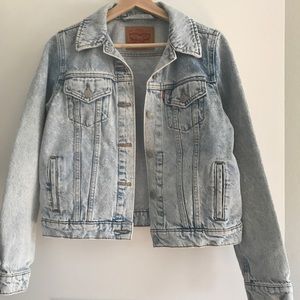Levi’s acid washed original trucker jacket M